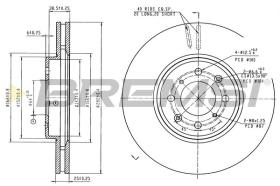 Bremsi CD8011V - DISCHI FRENO | BRAKE DISCS
