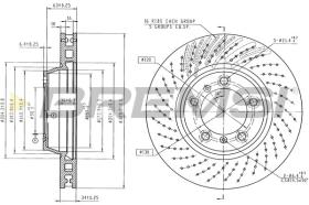 Bremsi CD8118VLS - DISCO DE FRENO | BRAKE DISCS