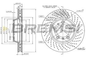 Bremsi CD8118VRD - DISCO DE FRENO | BRAKE DISCS