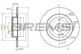 Bremsi CD8162S - DISCO DE FRENO | BRAKE DISCS