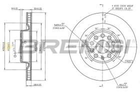 Bremsi CD8165V - DISCO DE FRENO | BRAKE DISCS