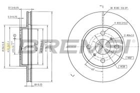 Bremsi CD8166V - DISCO DE FRENO | BRAKE DISCS