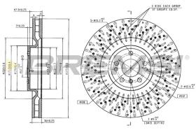Bremsi CD8207V - DISCO DE FRENO | BRAKE DISCS
