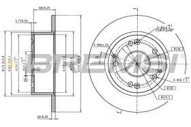 Bremsi CD8259S - DISCO DE FRENO | BRAKE DISCS