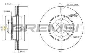 Bremsi CD8679V - DISCO DE FRENO | BRAKE DISCS