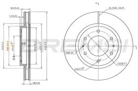 Bremsi CD8752V - DISCO DE FRENO | BRAKE DISCS
