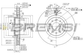 Bremsi CD8776V - DISCO DE FRENO | BRAKE DISCS