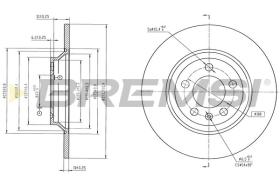 Bremsi CD8829S - DISCO DE FRENO | BRAKE DISCS