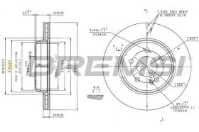 Bremsi CD8832V - DISCHI FRENO | BRAKE DISCS