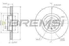 Bremsi CD8835V - DISCO DE FRENO | BRAKE DISCS