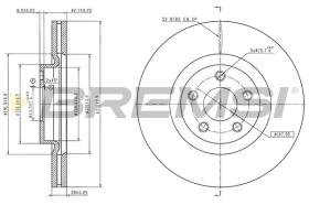 Bremsi CD8844V - DISCO DE FRENO | BRAKE DISCS