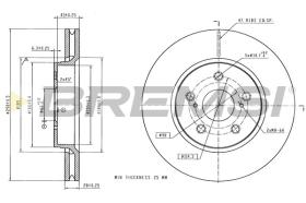 Bremsi CD8852V - DISCO DE FRENO | BRAKE DISCS
