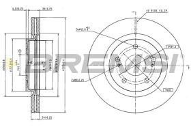 Bremsi CD8855V - DISCO DE FRENO | BRAKE DISCS