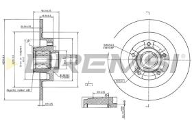 Bremsi CD8857S - DISCHI FRENO | BRAKE DISCS
