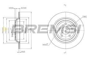 Bremsi CD8977S - DISCO DE FRENO | BRAKE DISCS