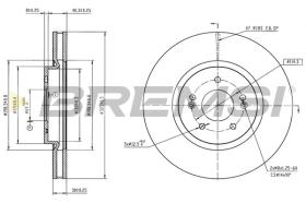 Bremsi CD8979V - DISCO DE FRENO | BRAKE DISCS
