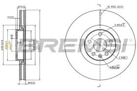 Bremsi CD8979V - DISCHI FRENO | BRAKE DISCS