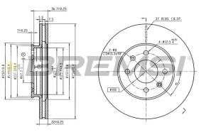 Bremsi CD8982S - DISCO DE FRENO | BRAKE DISCS