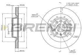 Bremsi CD9014V - DISCO DE FRENO | BRAKE DISCS