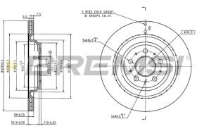 Bremsi CD9016V - DISCO DE FRENO | BRAKE DISCS
