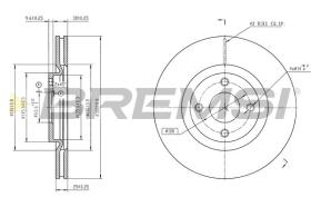 Bremsi CD9023V - DISCO DE FRENO | BRAKE DISCS