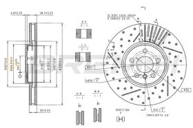 Bremsi CD9023V - DISCO DE FRENO | BRAKE DISCS