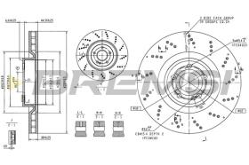 Bremsi CD9027V - DISCO DE FRENO | BRAKE DISCS