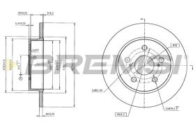 Bremsi CD9028S - DISCO DE FRENO | BRAKE DISCS