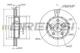Bremsi CD9029V - DISCO DE FRENO | BRAKE DISCS