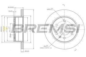 Bremsi CD9030V - DISCO DE FRENO | BRAKE DISCS