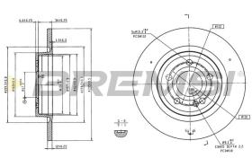 Bremsi CD9031S - DISCO DE FRENO | BRAKE DISCS