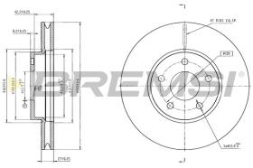 Bremsi CD9032V - DISCO DE FRENO | BRAKE DISCS