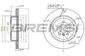 Bremsi CD9042VLS - DISCO DE FRENO | BRAKE DISCS