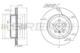 Bremsi CD9042VRD - DISCO DE FRENO | BRAKE DISCS