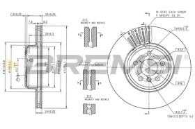Bremsi CD9049V - DISCHI FRENO | BRAKE DISCS