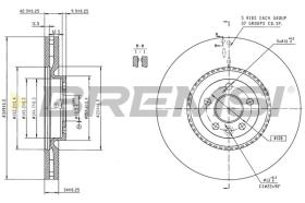 Bremsi CD9051V - DISCO DE FRENO | BRAKE DISCS