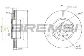 Bremsi CD9052V - DISCO DE FRENO | BRAKE DISCS