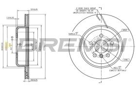 Bremsi CD9058V - DISCO DE FRENO | BRAKE DISCS