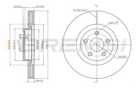 Bremsi CD9058V - DISCO DE FRENO | BRAKE DISCS