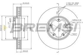 Bremsi CD9059V - DISCO DE FRENO | BRAKE DISCS
