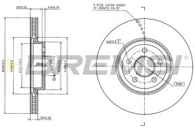 Bremsi CD9066V - DISCO DE FRENO | BRAKE DISCS