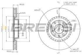 Bremsi CD9068V - DISCO DE FRENO | BRAKE DISCS