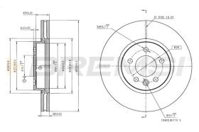 Bremsi CD9068V - DISCO DE FRENO | BRAKE DISCS