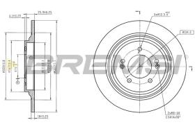 Bremsi CD9099V - DISCO DE FRENO | BRAKE DISCS