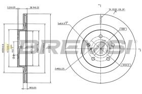 Bremsi CD9100V - DISCO DE FRENO | BRAKE DISCS
