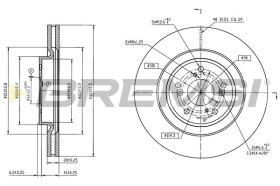 Bremsi CD9102V - DISCHI FRENO | BRAKE DISCS