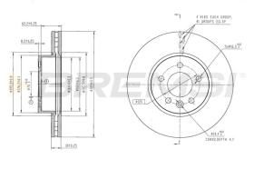 Bremsi CD9104V - DISCO DE FRENO | BRAKE DISCS