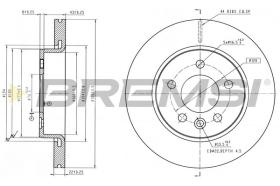 Bremsi CD9105V - DISCO DE FRENO | BRAKE DISCS