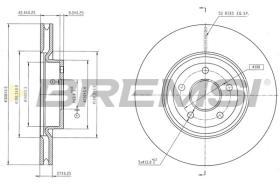 Bremsi CD9106V - DISCHI FRENO | BRAKE DISCS