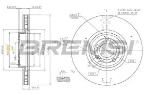 Bremsi CD9109V - DISCO DE FRENO | BRAKE DISCS